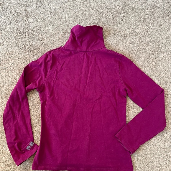 Burberry Kids Magenta Turtleneck Top - Picture 4 of 4